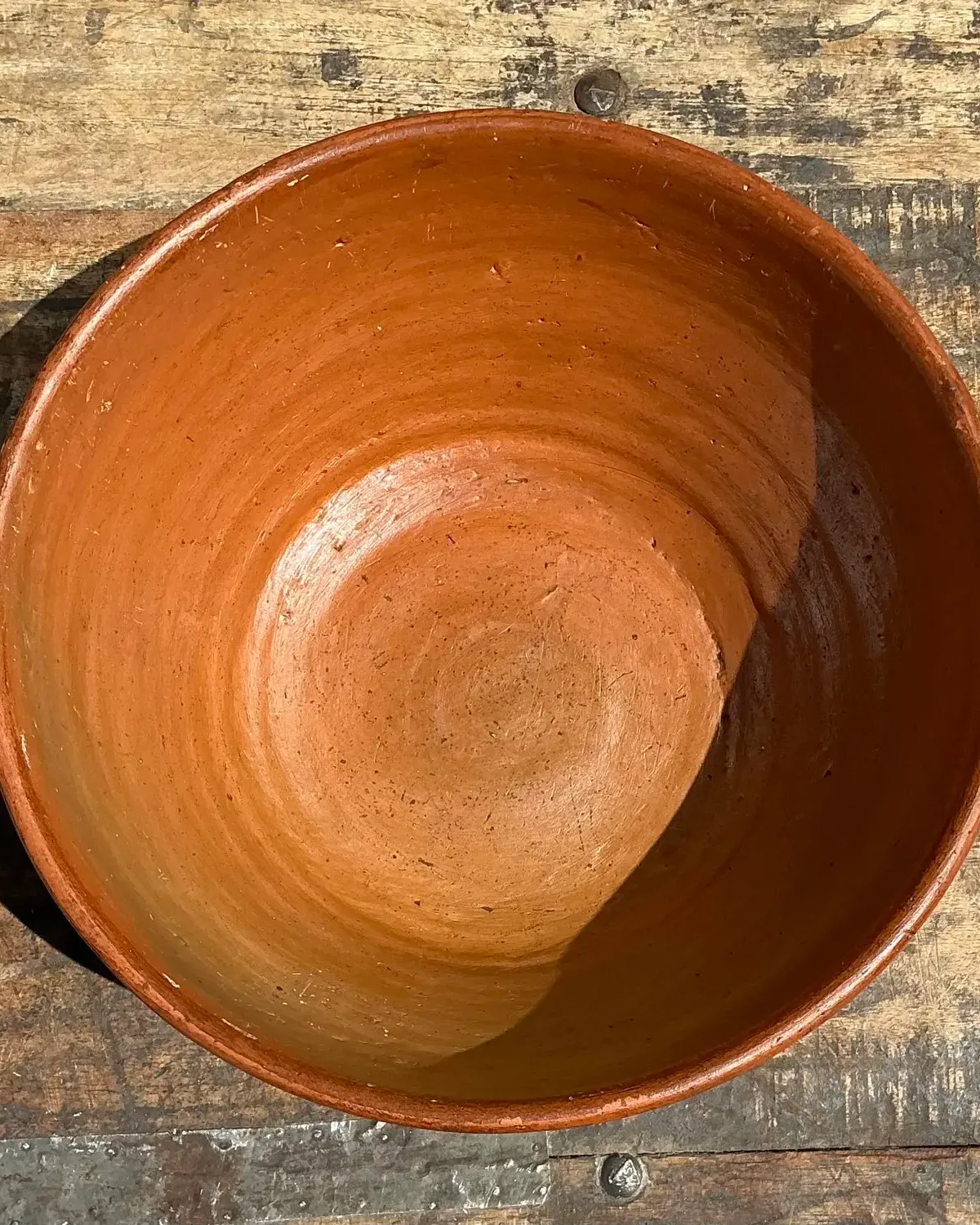 Vintage Abstract Geometric Ceramic Bowl — additional photo 2