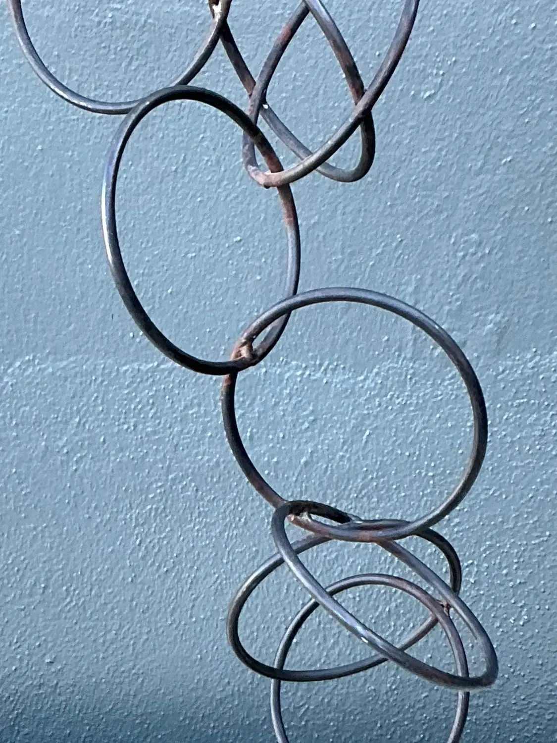 Vintage Abstract Geometric Rings Sculpture Z — additional photo 2