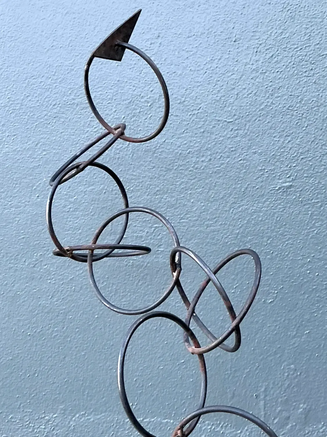 Vintage Abstract Geometric Rings Sculpture Z — additional photo 4