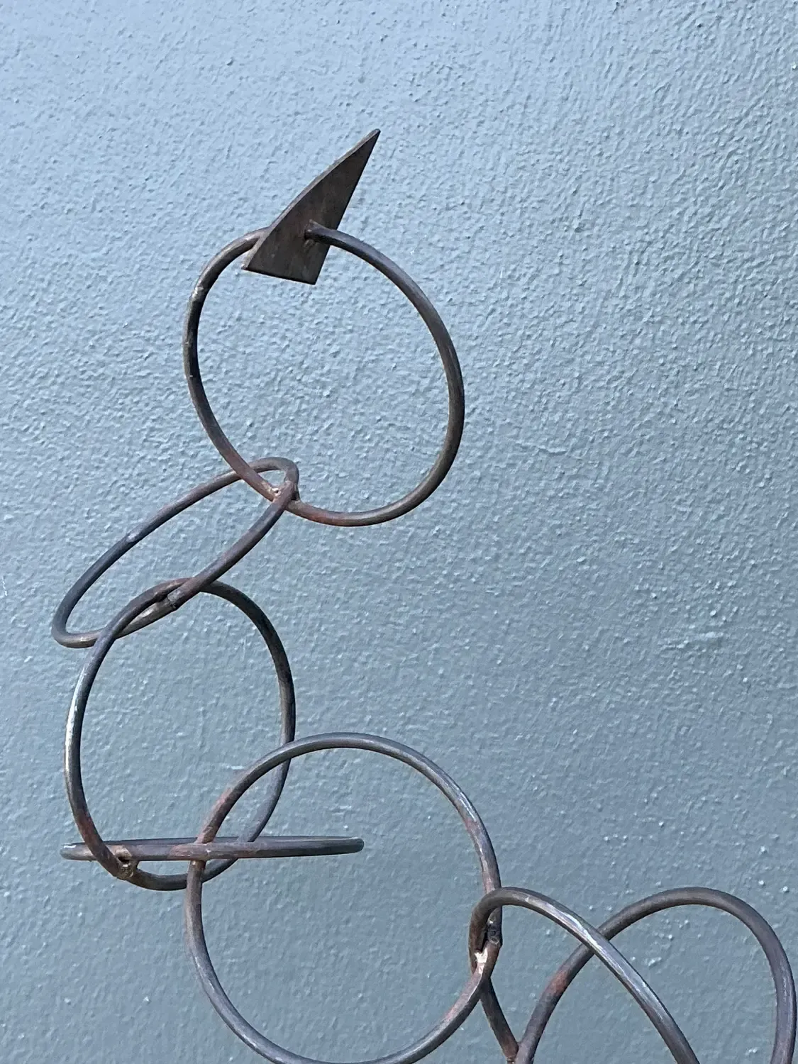 Vintage Abstract Geometric Rings Sculpture Z — additional photo 8