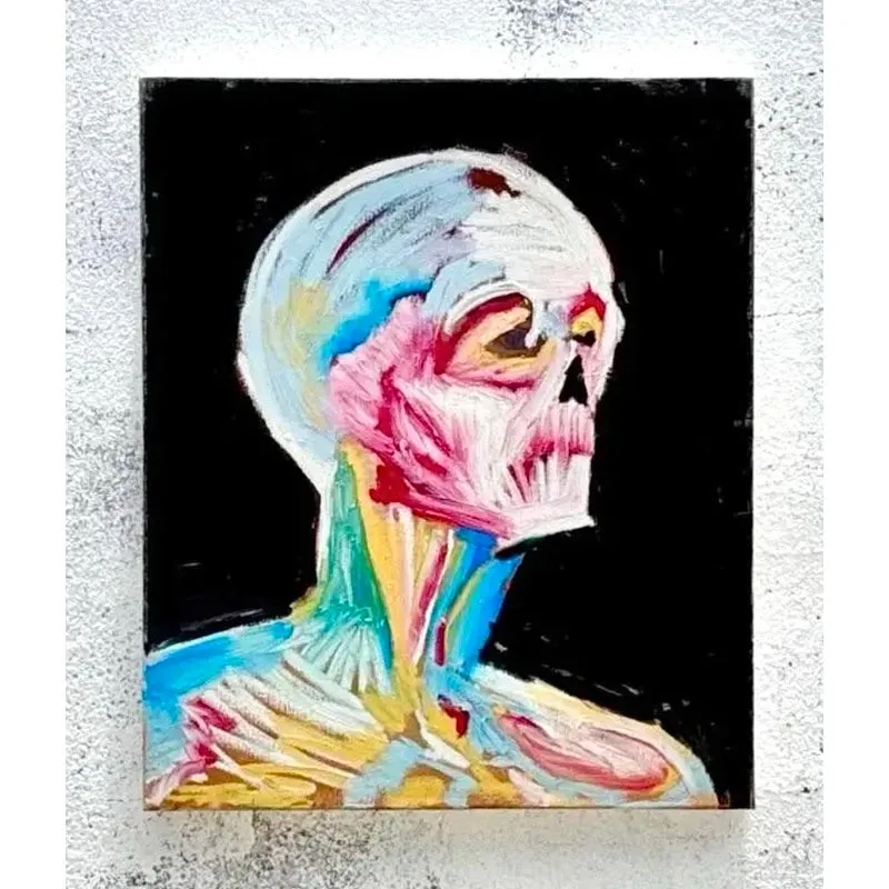 Vintage Abstract Portrait in Oil Paint — additional photo 2