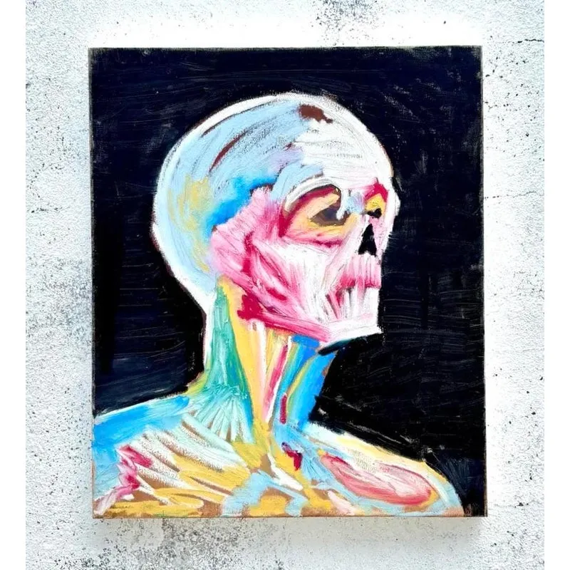 Vintage Abstract Portrait in Oil Paint — additional photo 3