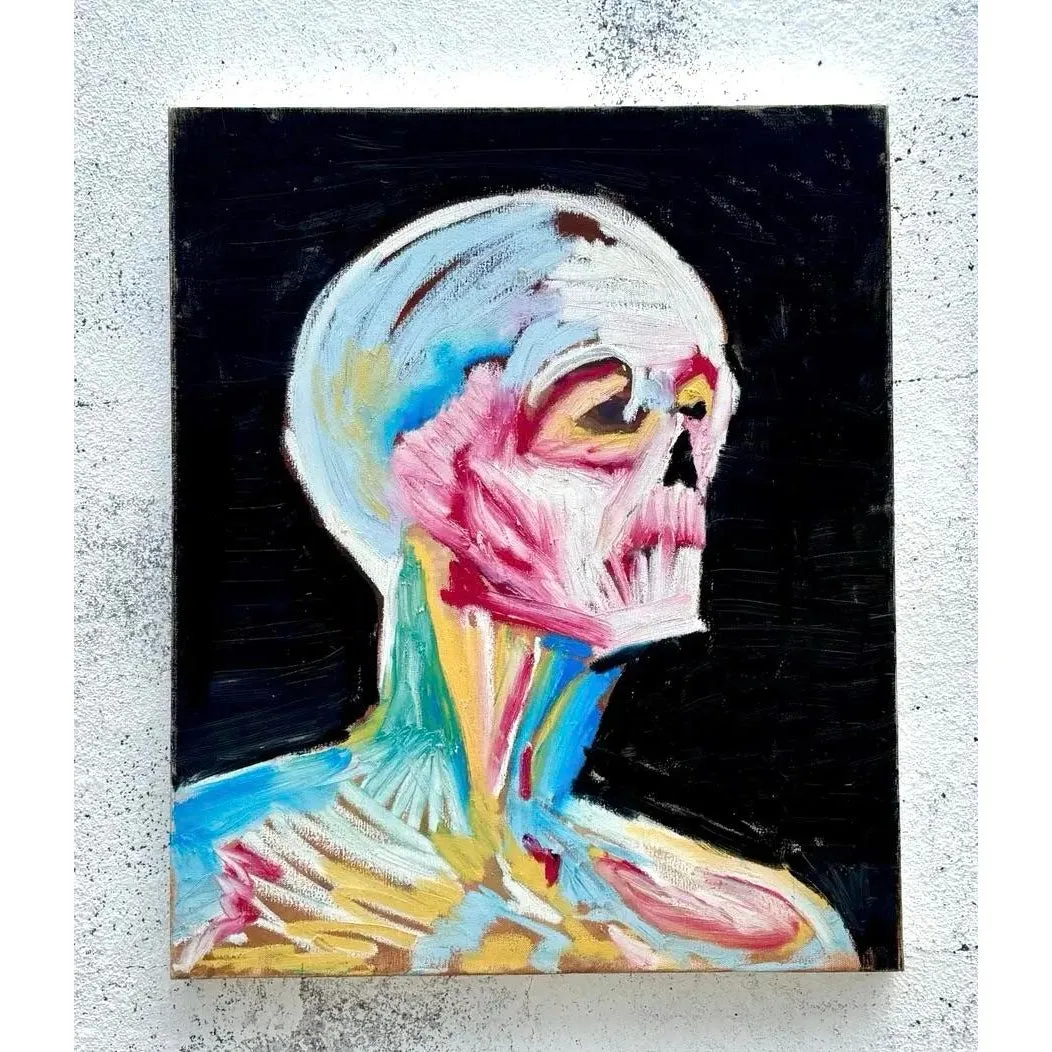 Vintage Abstract Portrait in Oil Paint — additional photo 5
