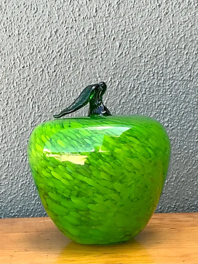 Vintage Art Glass Apple — additional photo 5