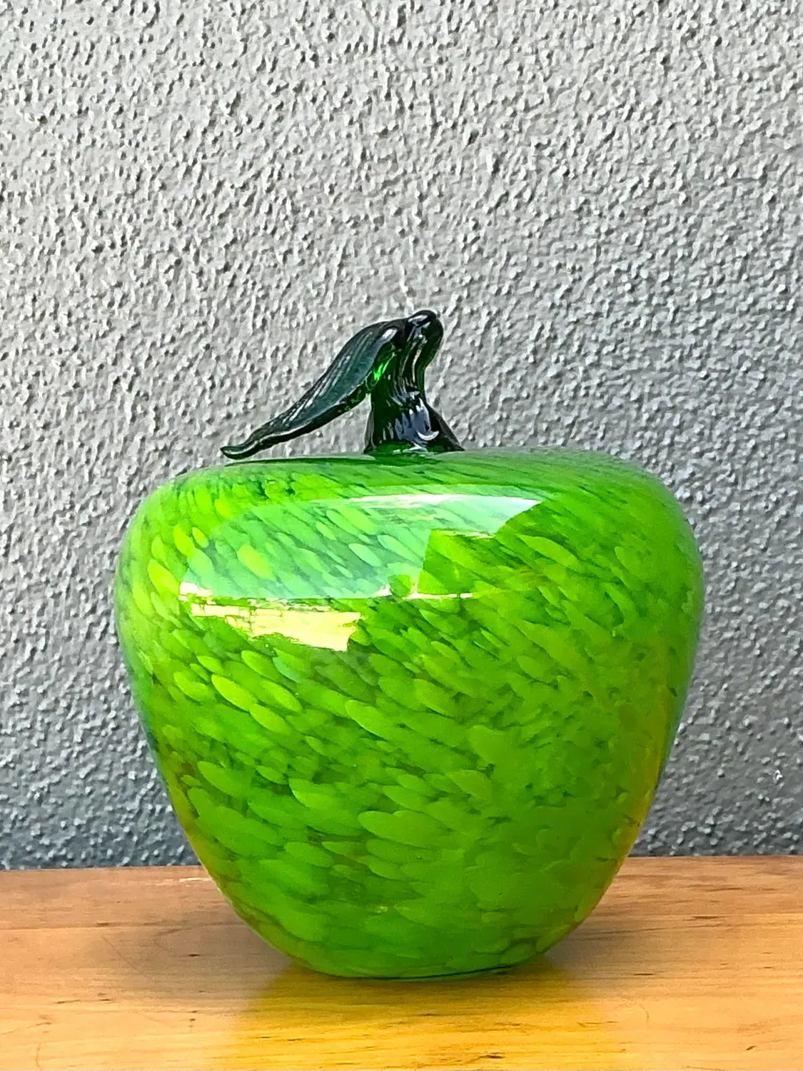 Vintage Art Glass Apple — additional photo 8
