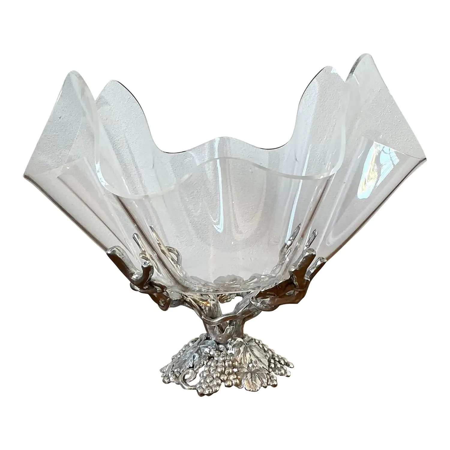 Vintage Arthur Court Pewter and Plexi Bowl — additional photo 3