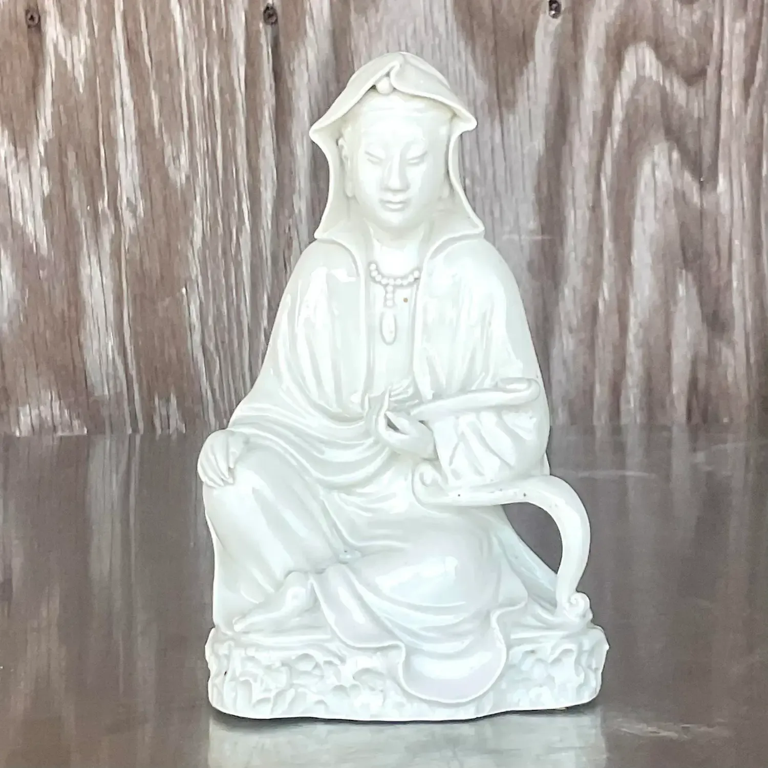 Vintage Asian 1920s Blanc De Chine Figure of Lady — additional photo 6