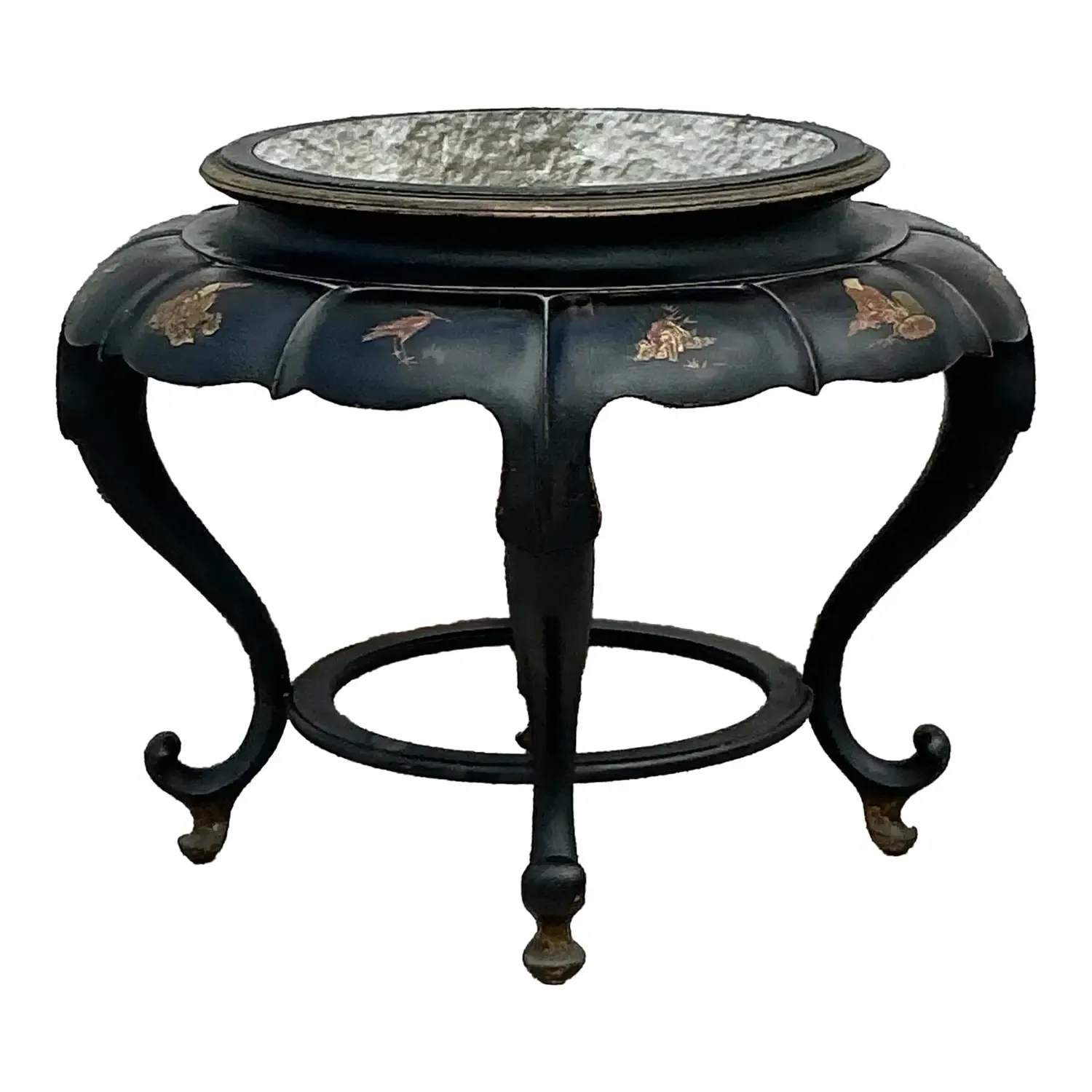 Vintage Asian Chinoiserie Bat Wing Coffee Table — additional photo 1