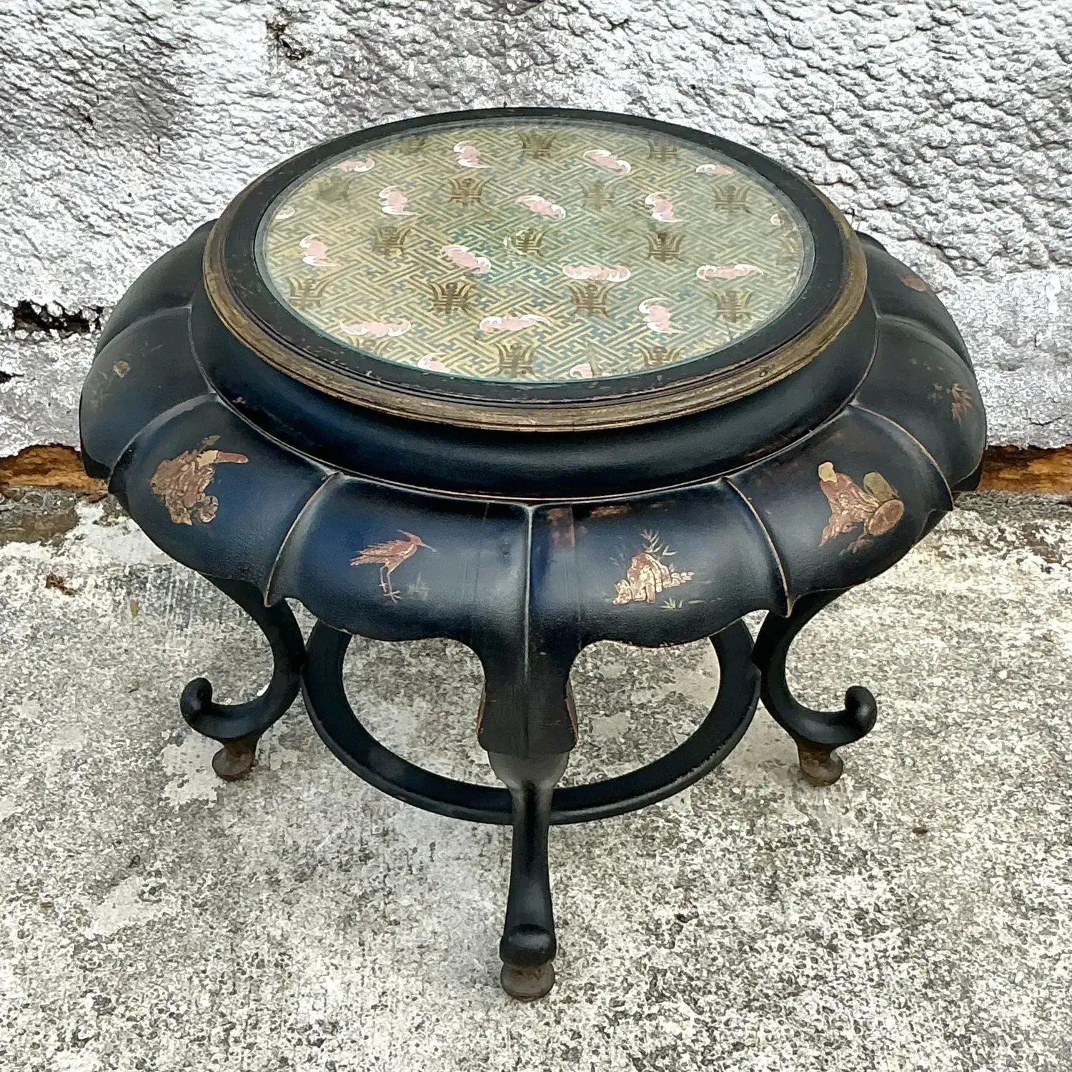 Vintage Asian Chinoiserie Bat Wing Coffee Table — additional photo 3