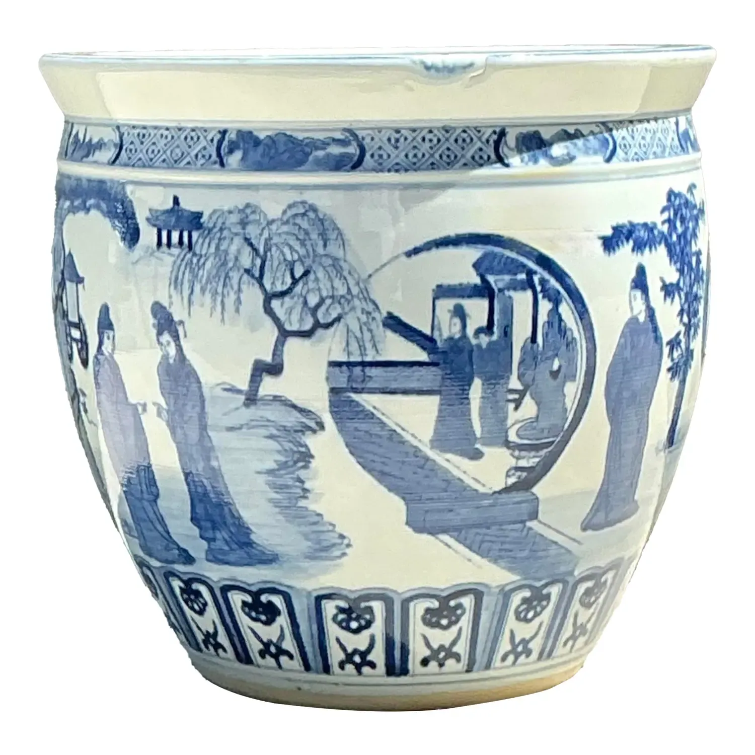 Vintage Asian Chinoiserie Figural Planter — additional photo 1