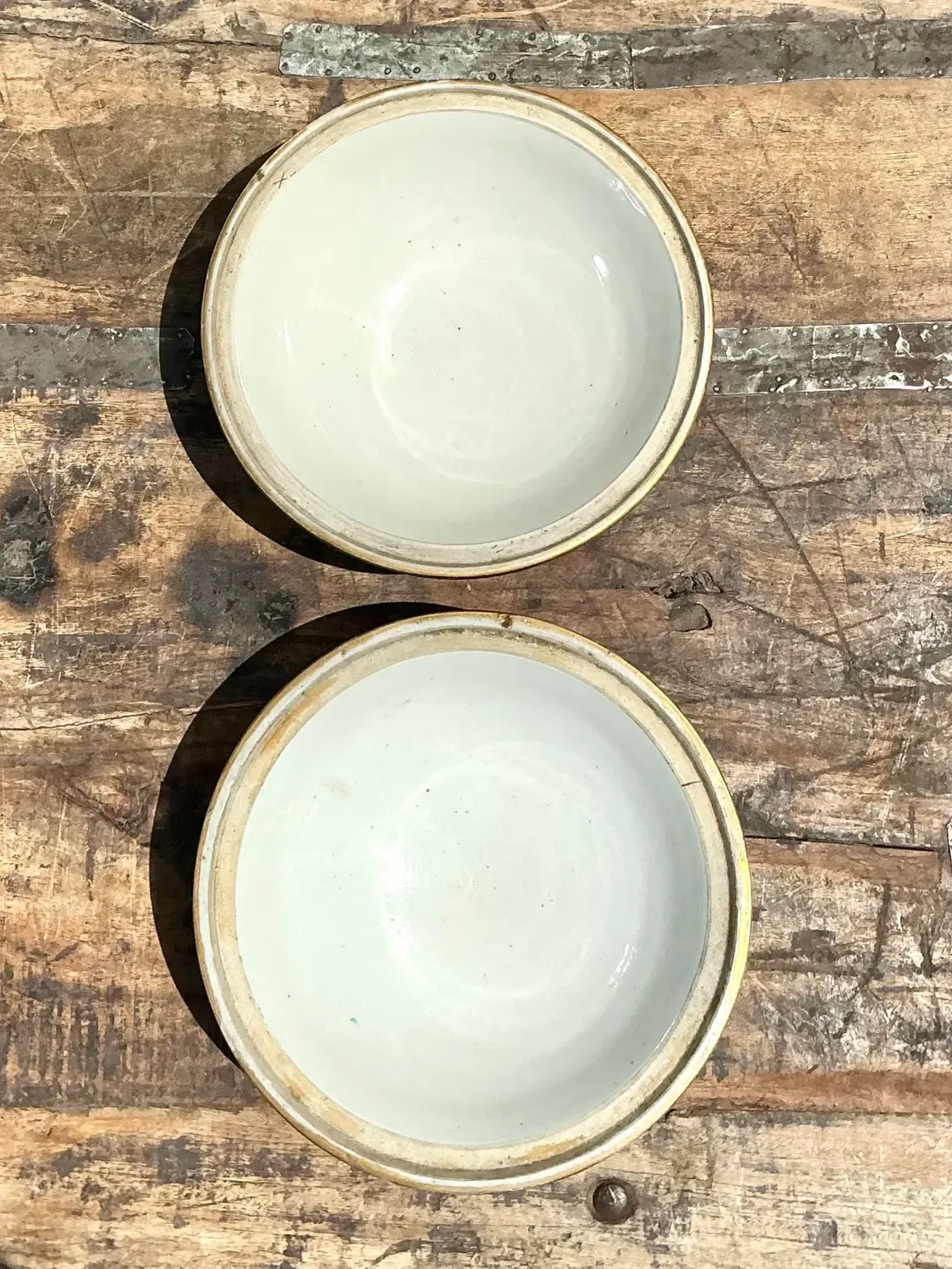 Vintage Asian Glazed Ceramic Bowls - A Pair — additional photo 1