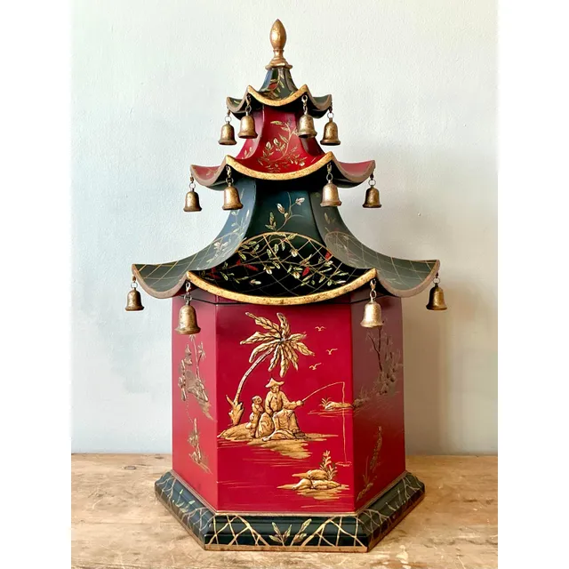 Vintage Asian Pagoda Box — additional photo 5