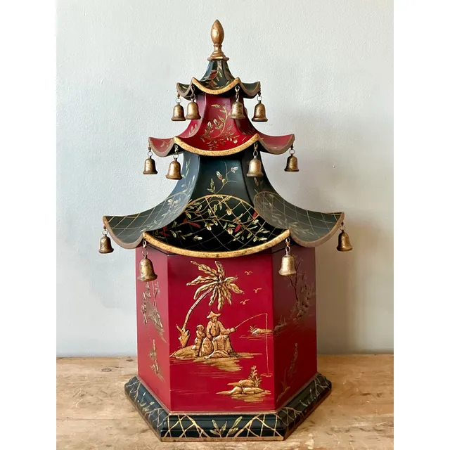 Vintage Asian Pagoda Box — additional photo 6