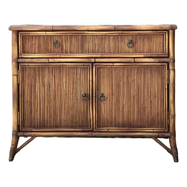 Vintage Baker Milling Road Pencil Reed Sideboard — additional photo 1