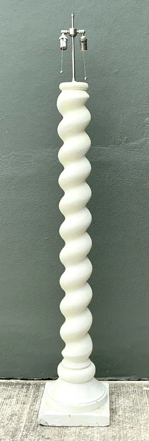 Vintage Barley Twist Floor Lamp After Michael Taylor — additional photo 6