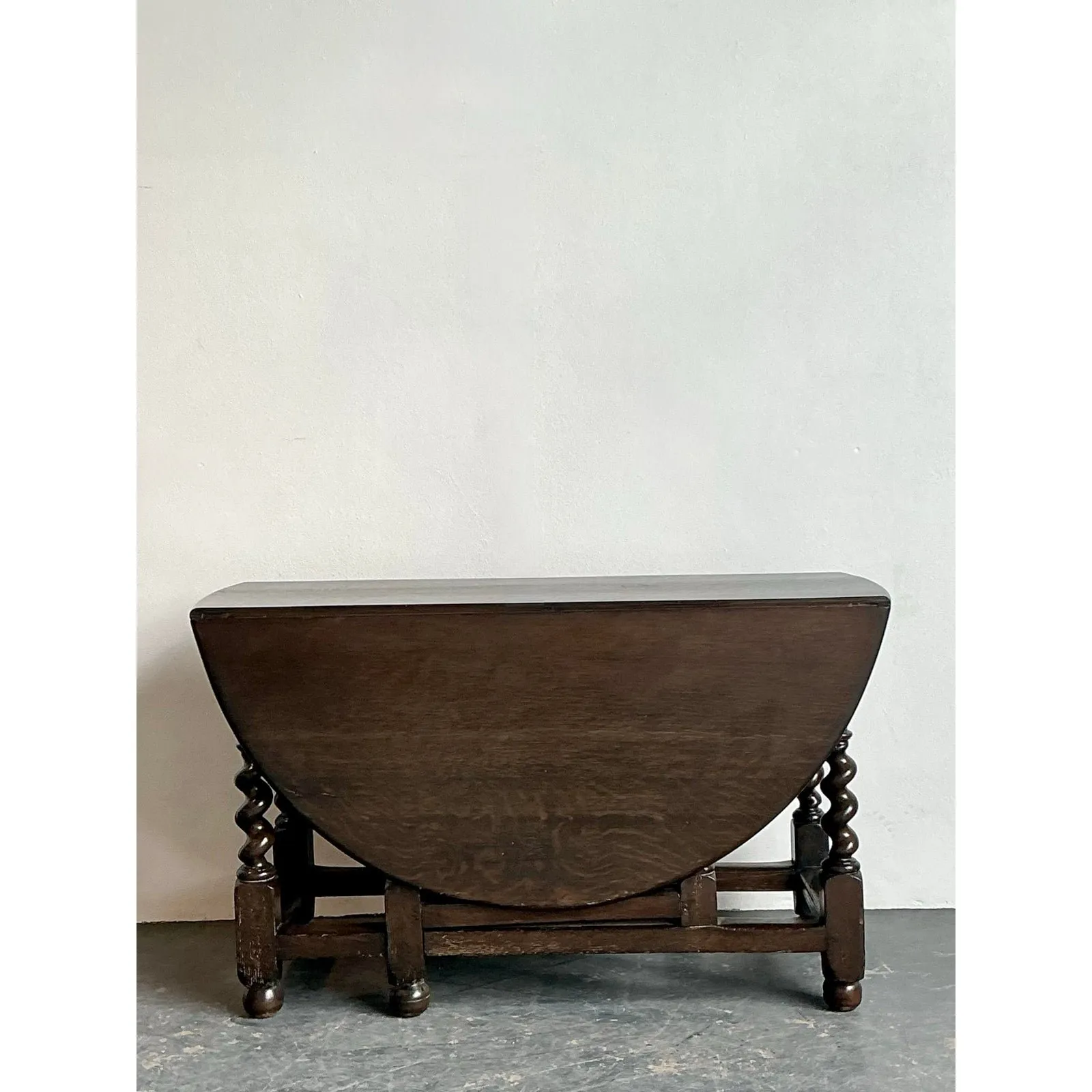 Vintage Barley Twist Gate Leg Table — additional photo 4