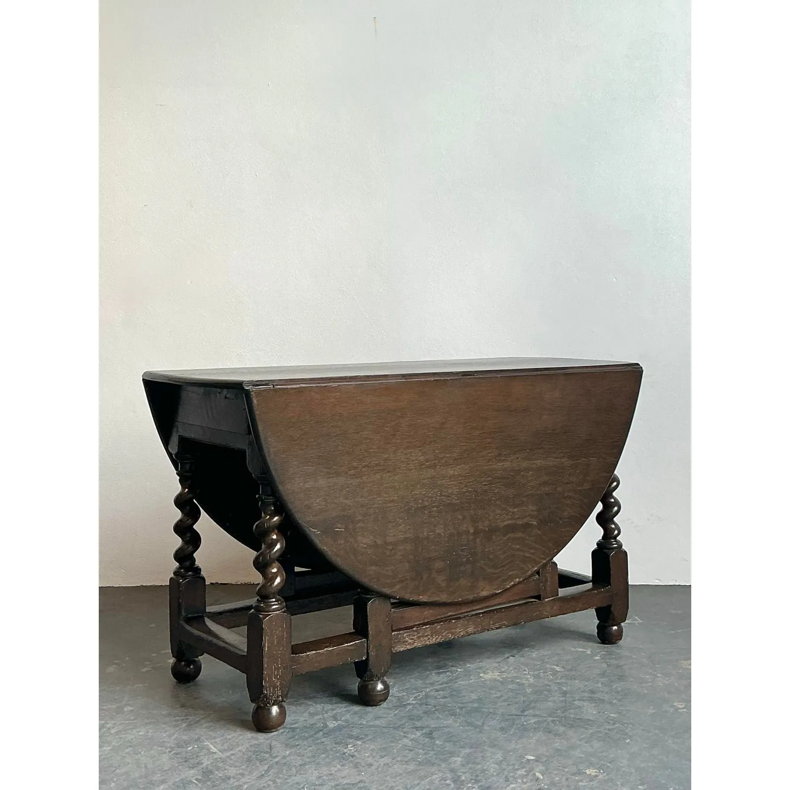 Vintage Barley Twist Gate Leg Table — additional photo 6