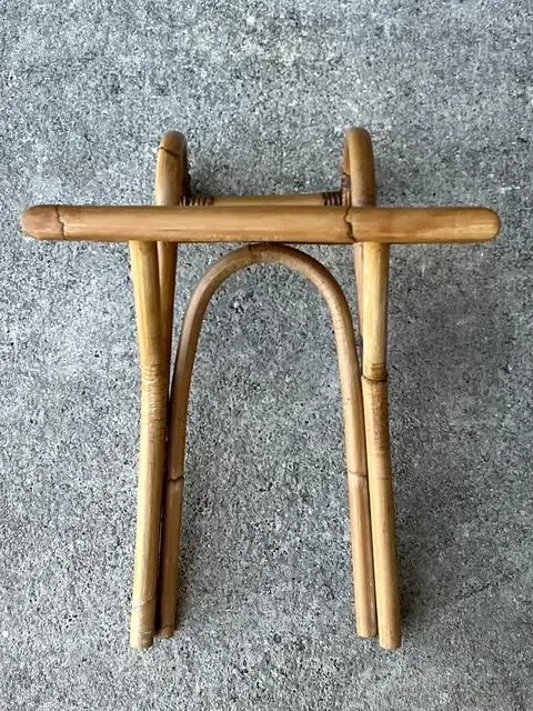 Vintage Bielecky Brothers Rattan Hook on Side Table — additional photo 5