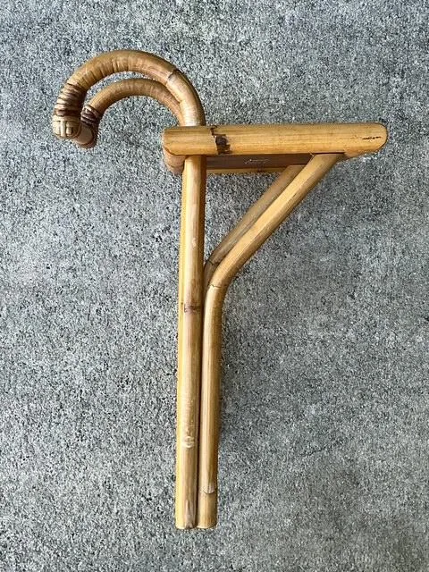 Vintage Bielecky Brothers Rattan Hook on Side Table — additional photo 8