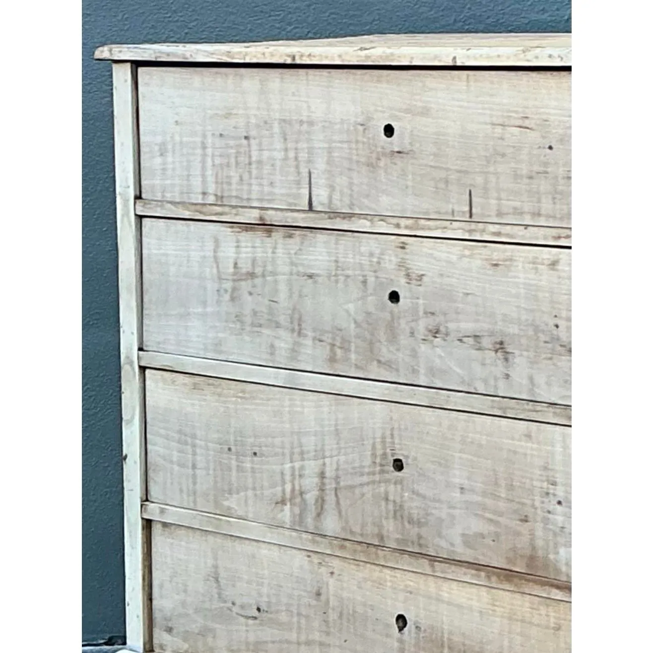 Vintage Bleached Biedermeier Chest of Drawers - Pine, 47.25W x 37H — additional photo 2