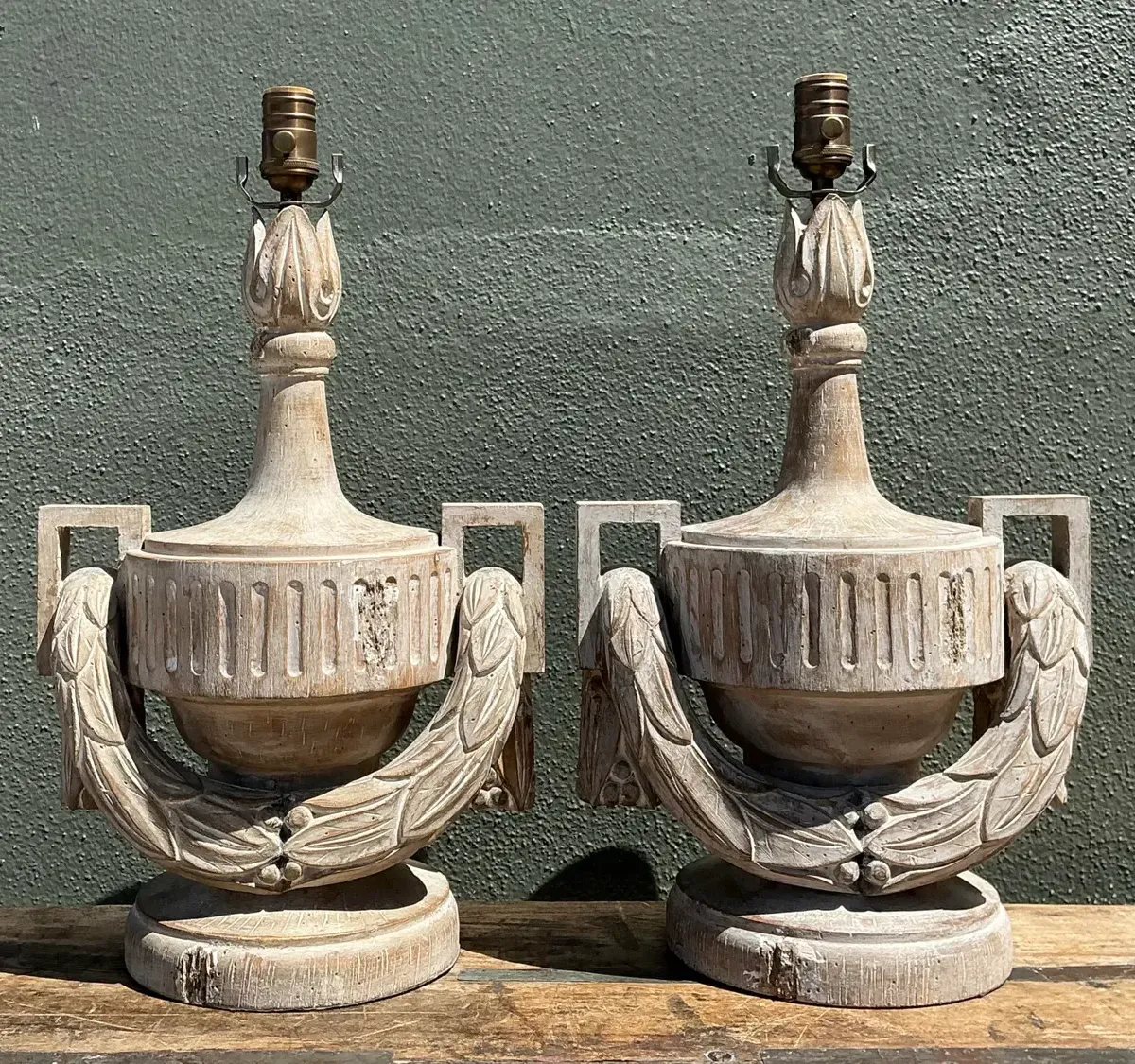 Vintage Bliss Swag Garland Lamps - A Pair