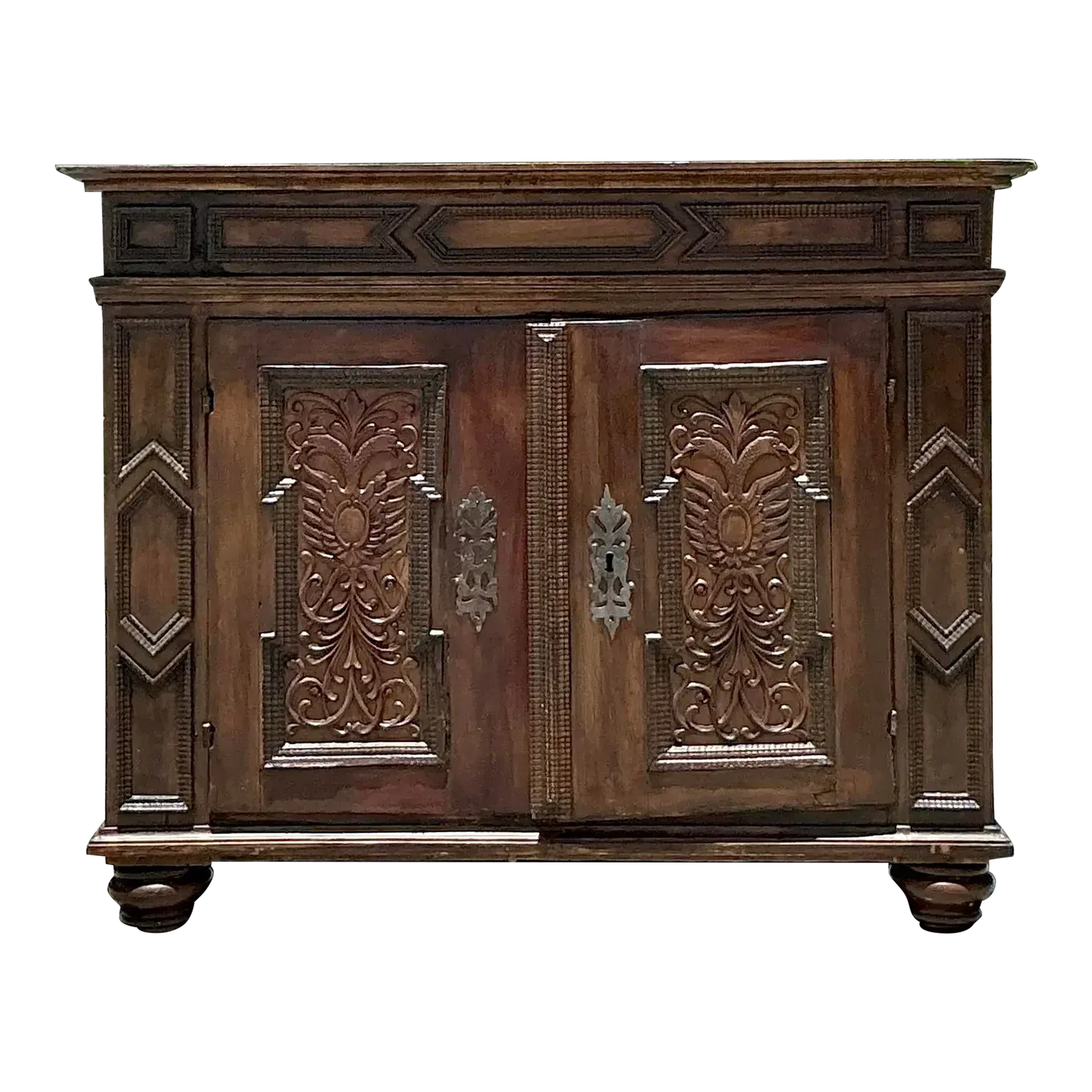 Vintage Boho 18th Century Primitive Cabinet — additional photo 4