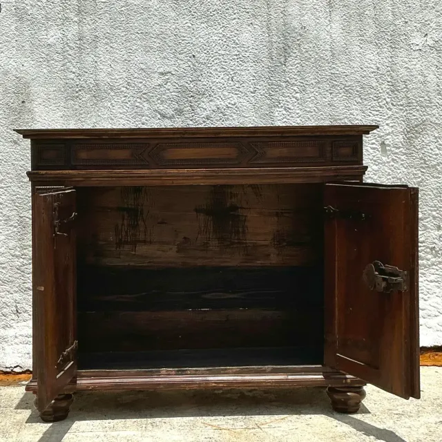 Vintage Boho 18th Century Primitive Cabinet — additional photo 8