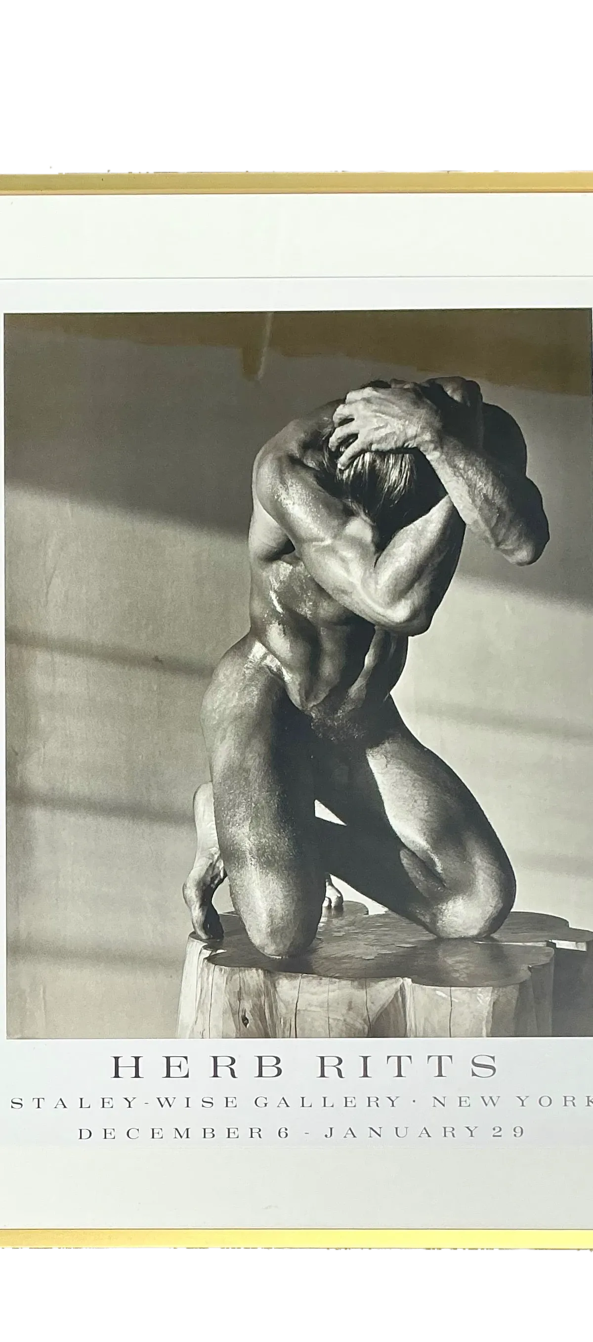 Vintage Boho 1980s Herb Ritts Poster
