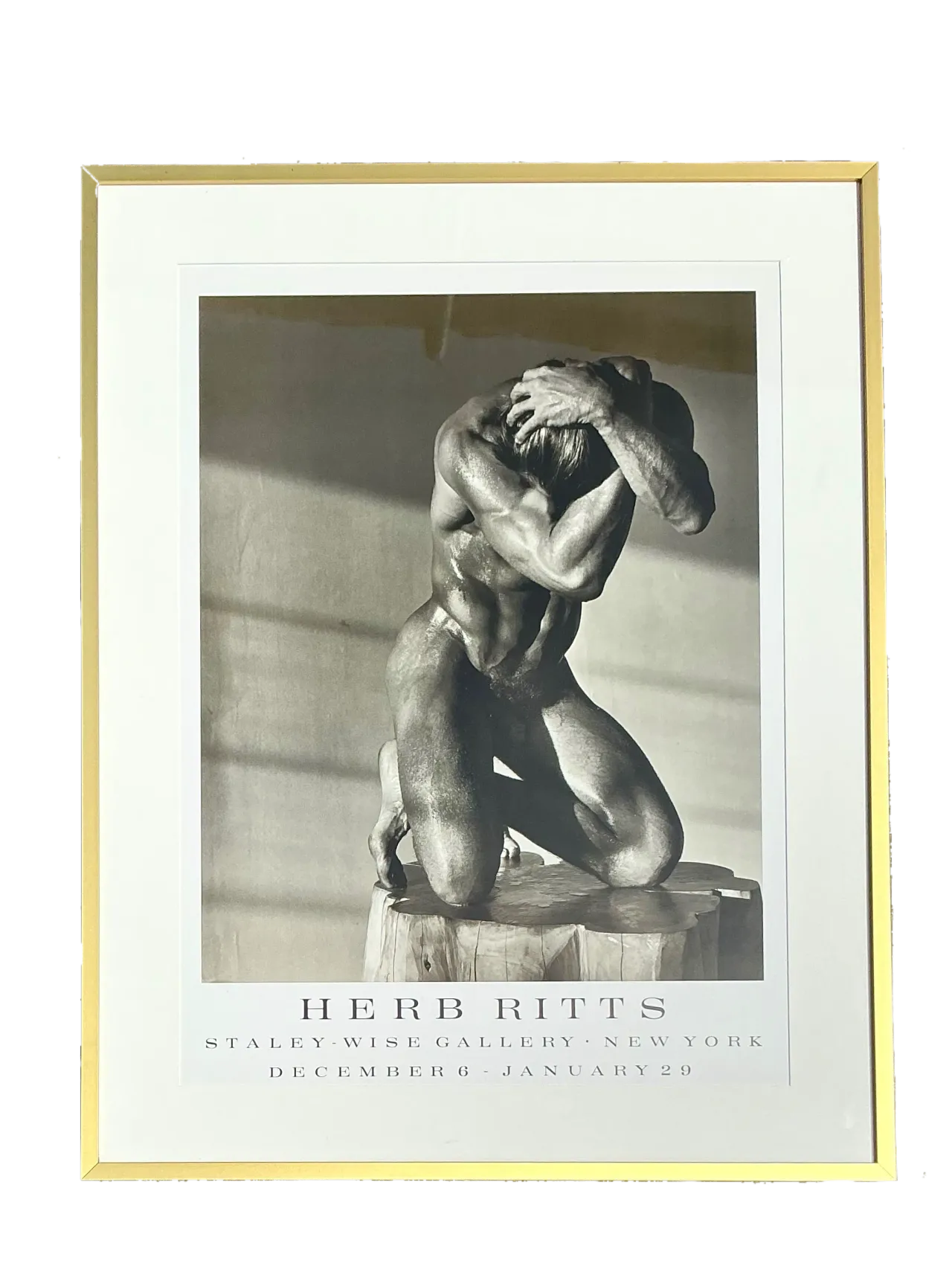 Vintage Boho 1980s Herb Ritts Poster