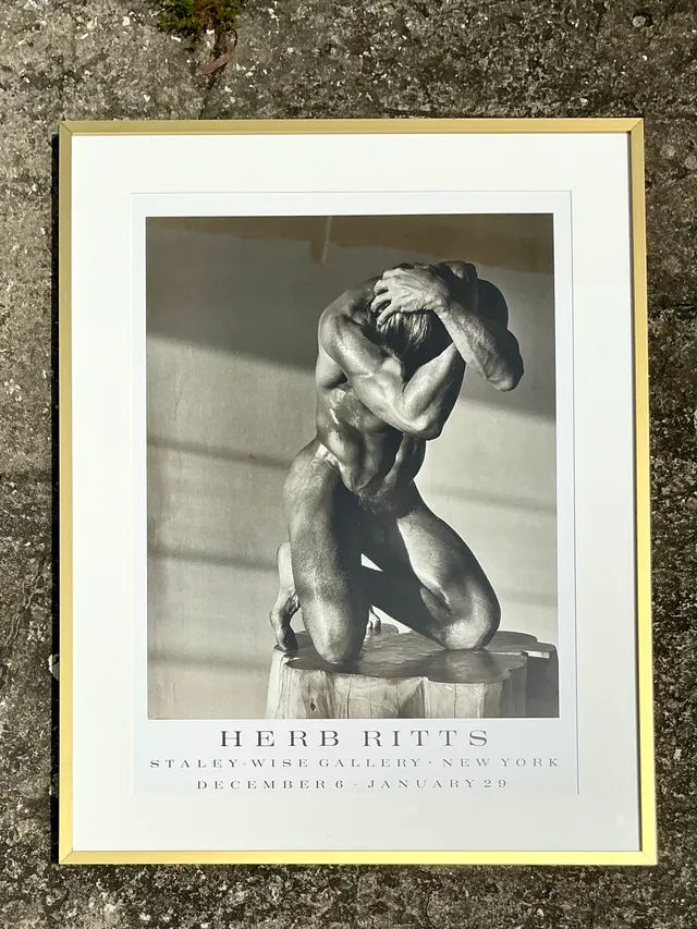 Vintage Boho 1980s Herb Ritts Poster — additional photo 1