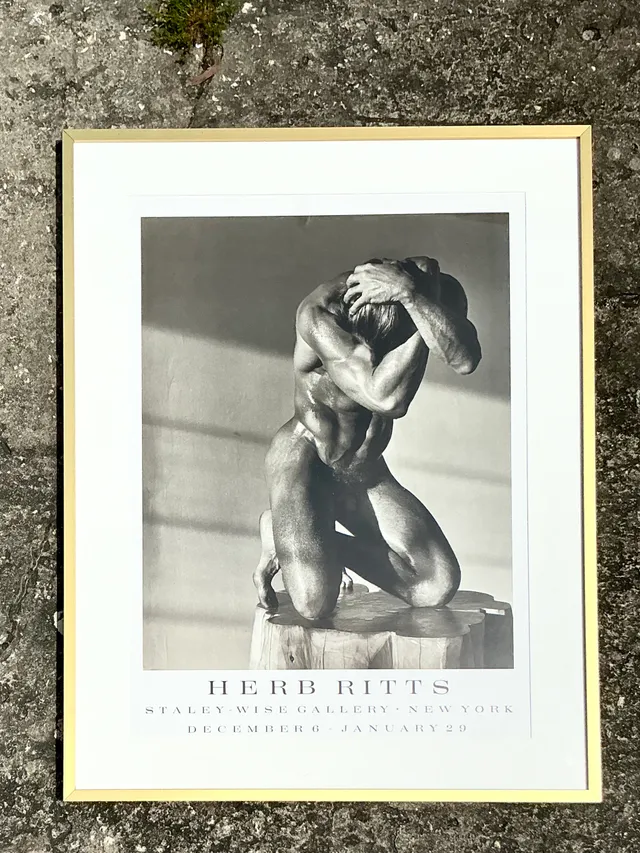 Vintage Boho 1980s Herb Ritts Poster — additional photo 2