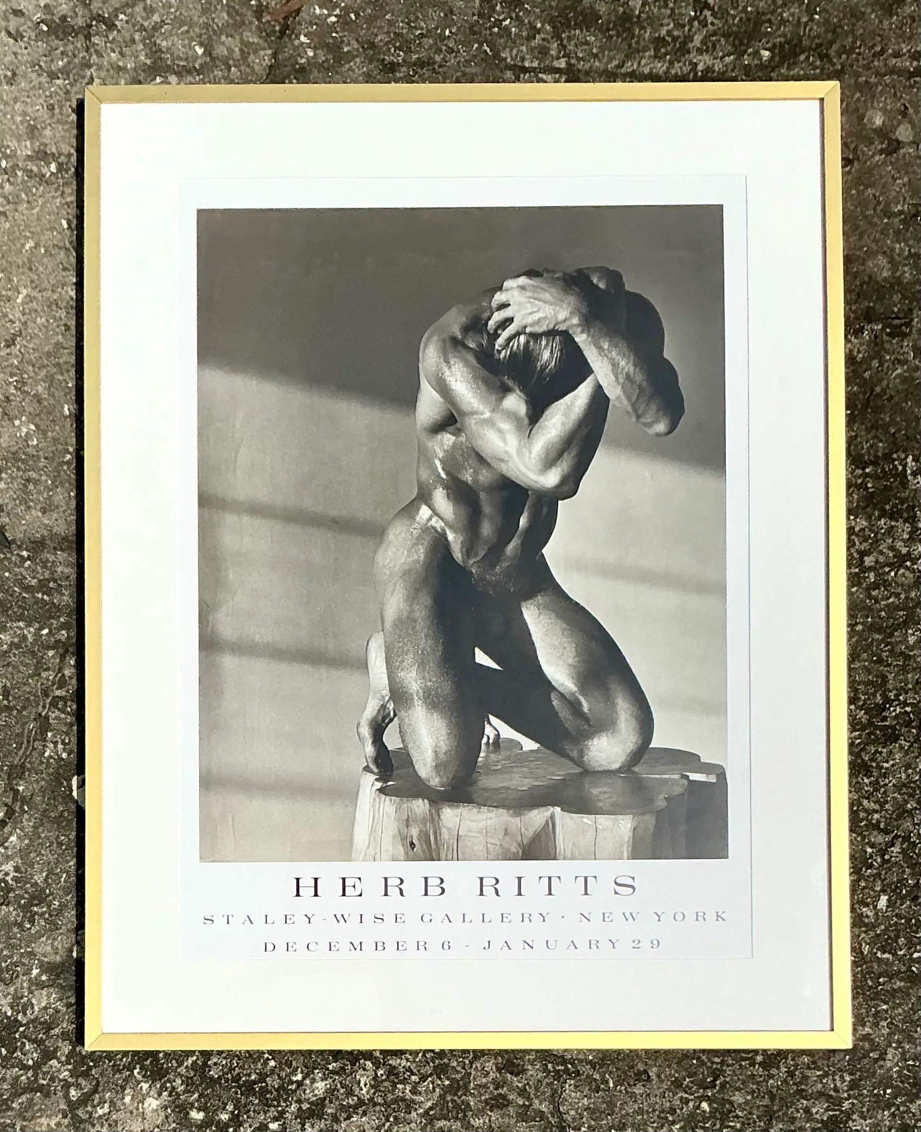 Vintage Boho 1980s Herb Ritts Poster — additional photo 3