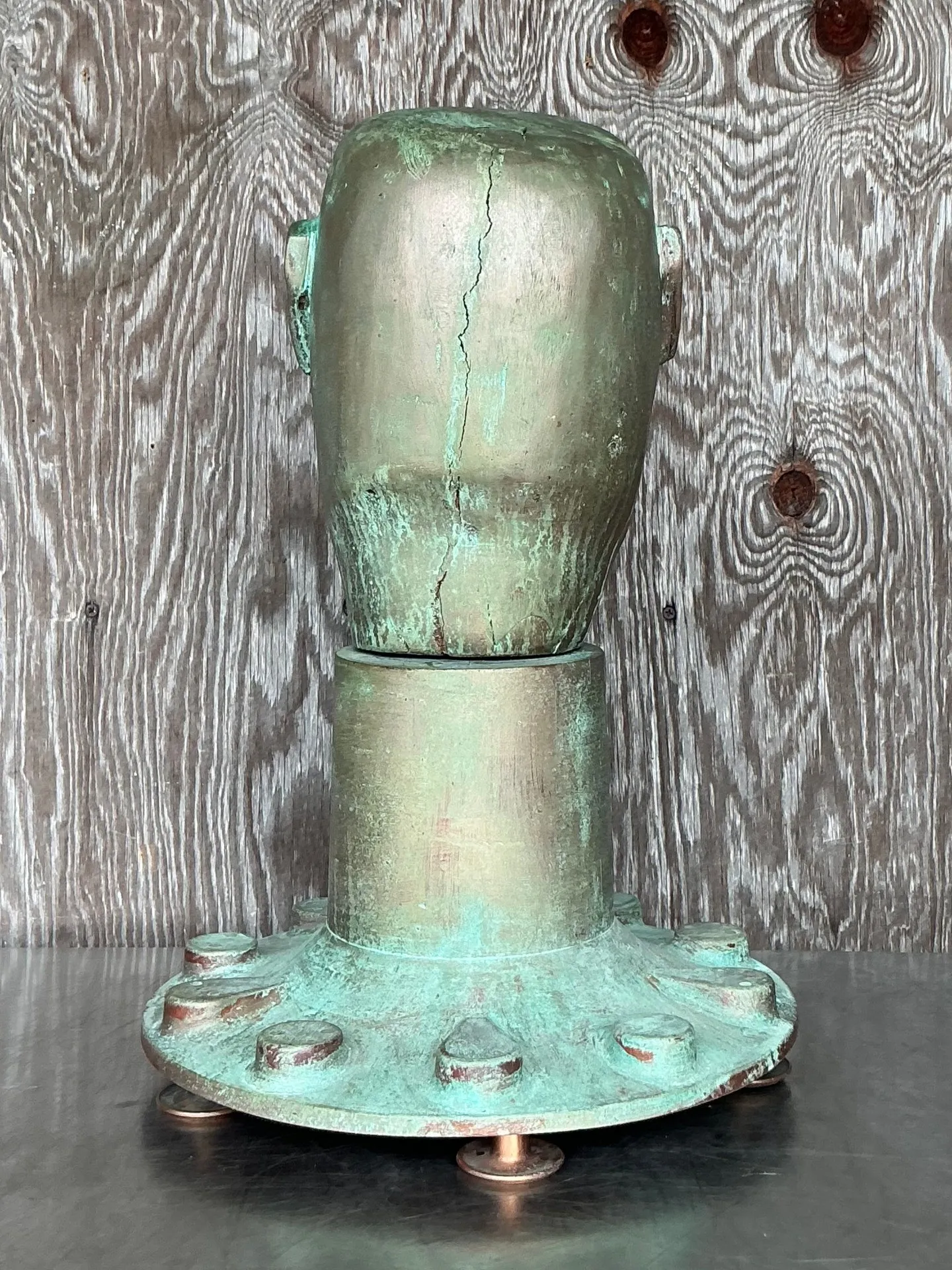 Vintage Boho Abstract Expressionist Sculpture Of Man — additional photo 5