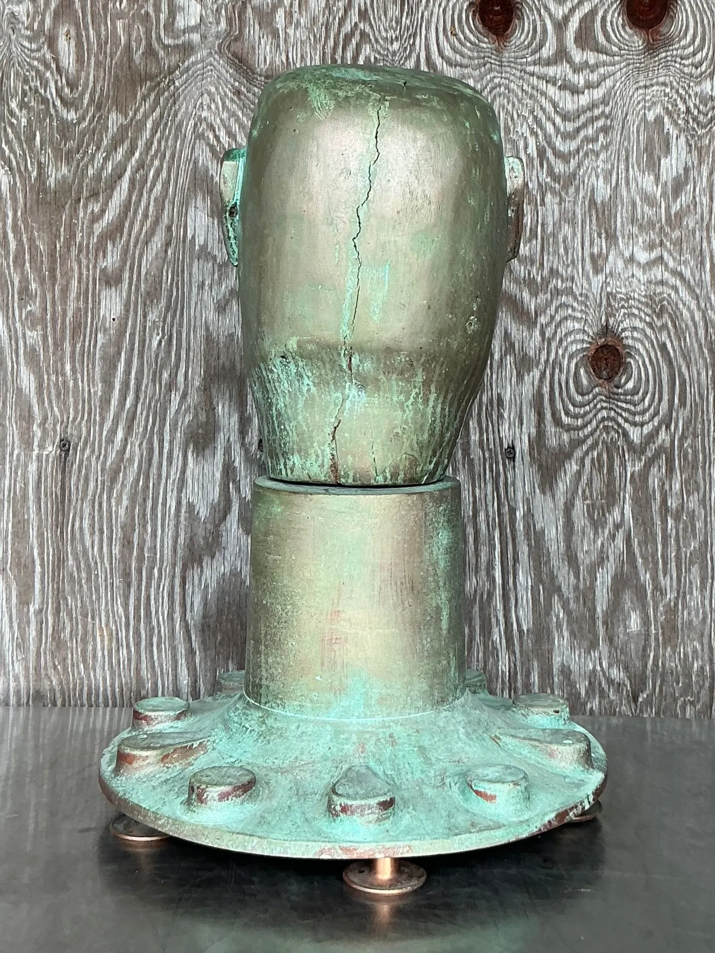 Vintage Boho Abstract Expressionist Sculpture Of Man — additional photo 6