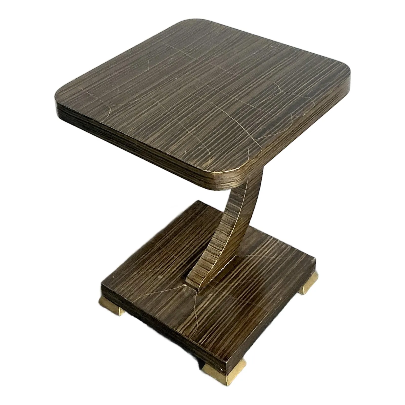 Vintage Boho Amy Howard Gilt Tipped Side Table — additional photo 4
