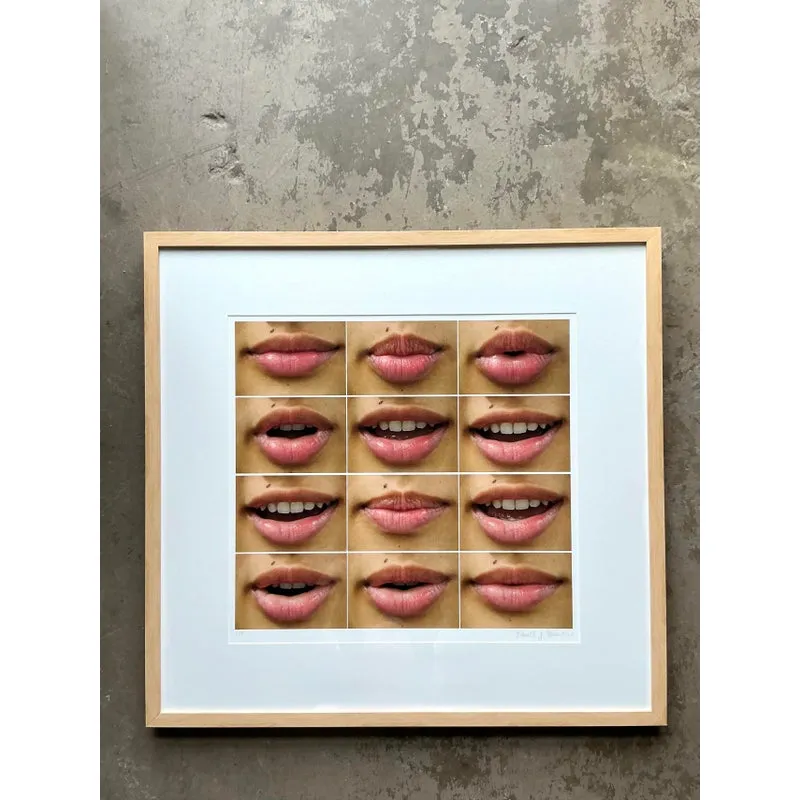 Vintage Boho Ap Photo of “I Love You” on Rag Bright Paper — additional photo 2