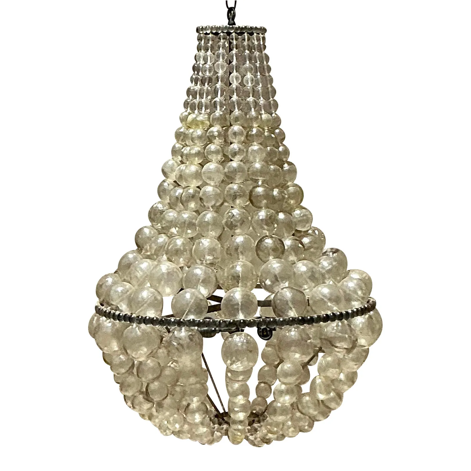 Vintage Boho Ariel Resin Bubble Chandelier After Oly — additional photo 1