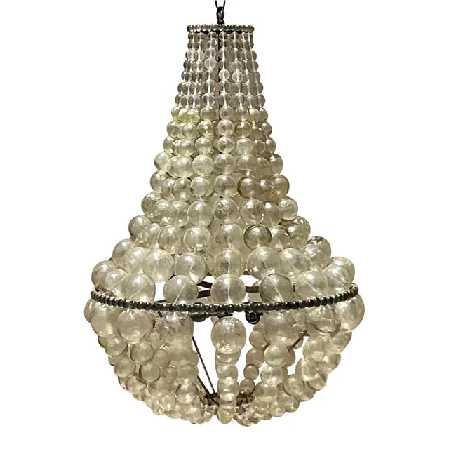 Vintage Boho Ariel Resin Bubble Chandelier After Oly — additional photo 1