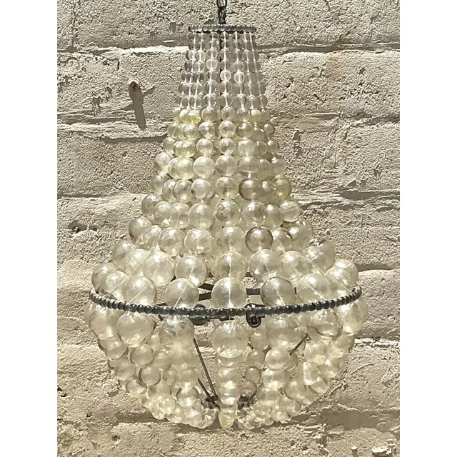 Vintage Boho Ariel Resin Bubble Chandelier After Oly — additional photo 4