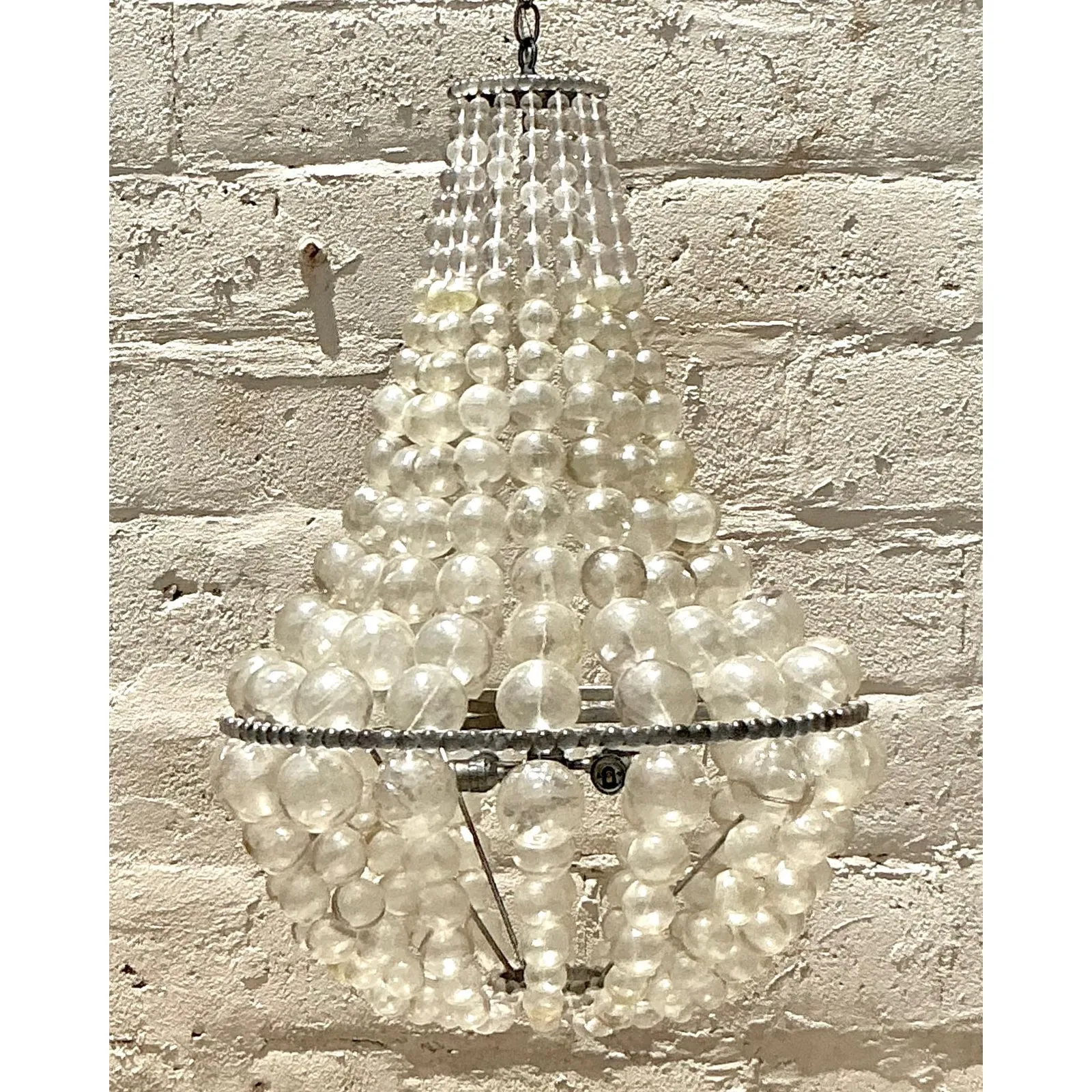 Vintage Boho Ariel Resin Bubble Chandelier After Oly — additional photo 5