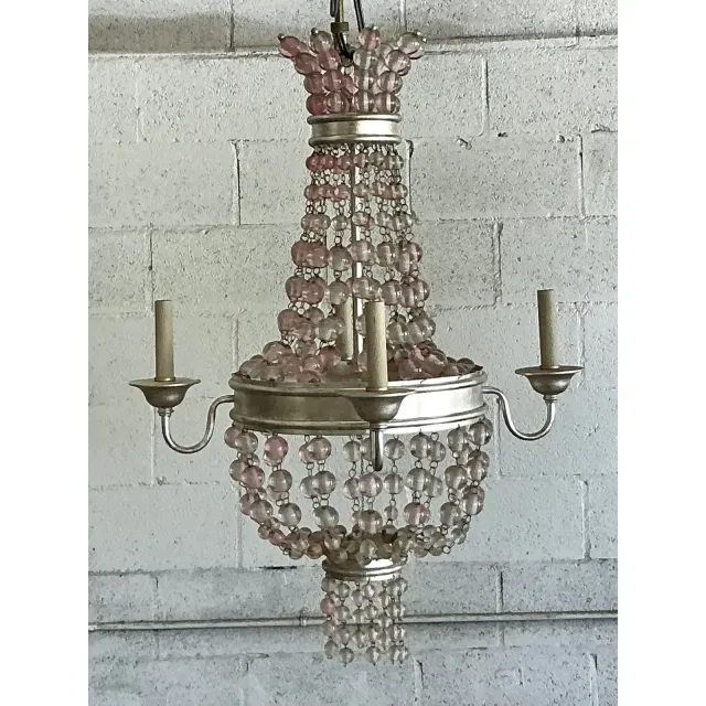 Vintage Boho Beaded Chandelier — additional photo 2