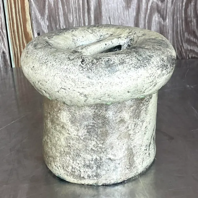 Vintage Boho Biomorphic Studio Pottery Lidded Vessel — additional photo 2