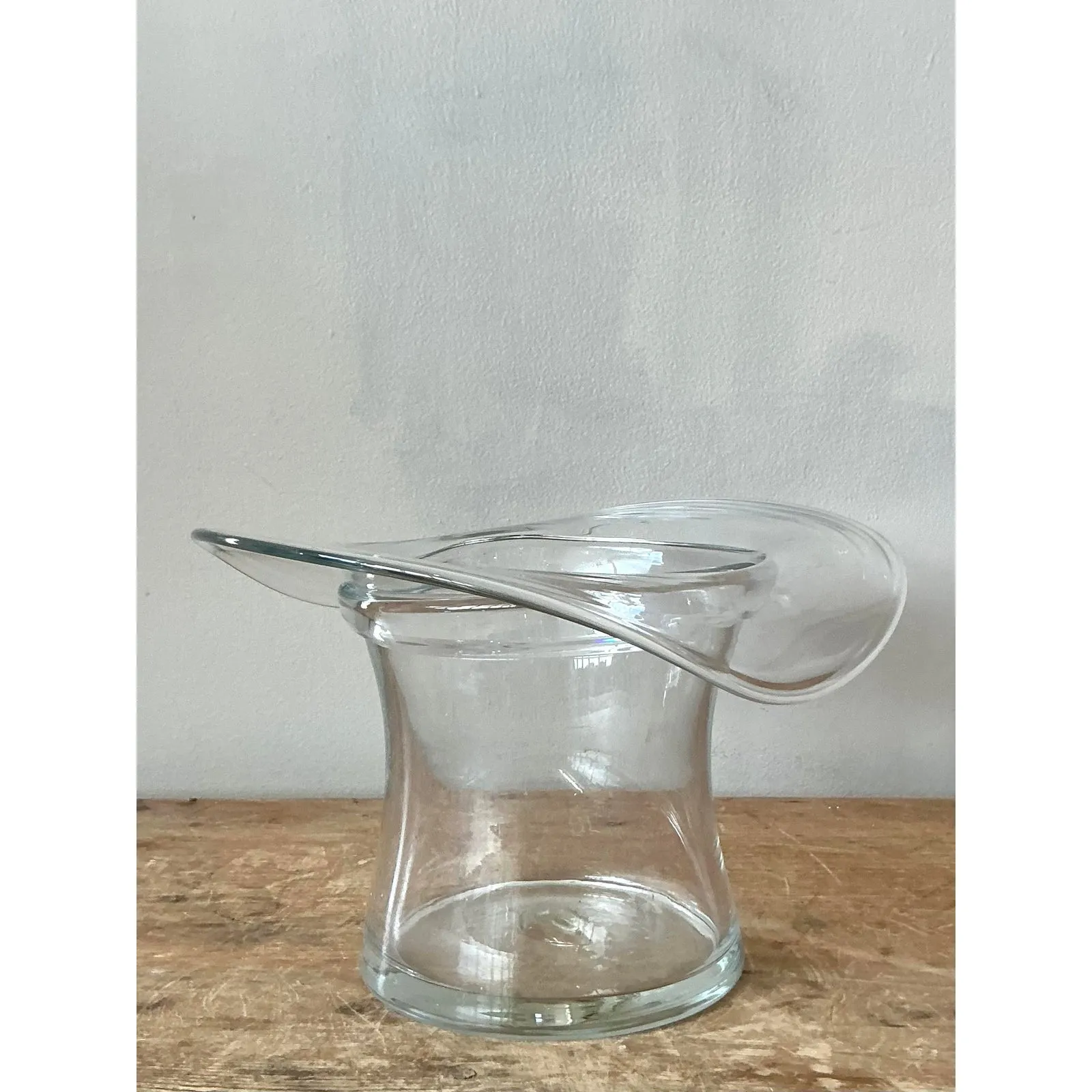 Vintage Boho Blenko Glass Top Hat Ice Bucket — additional photo 4