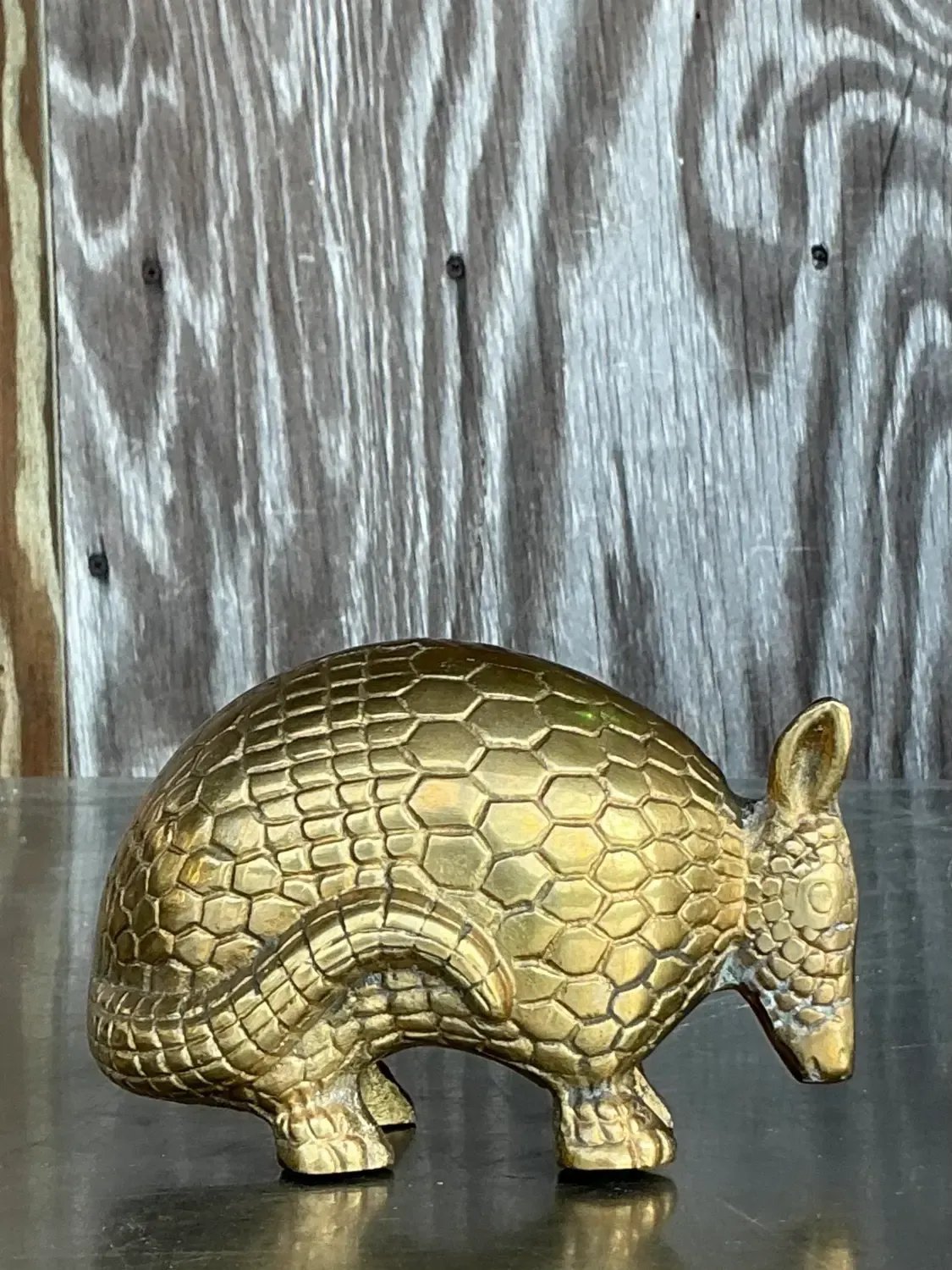 Vintage Boho Brass Armadillo — additional photo 7
