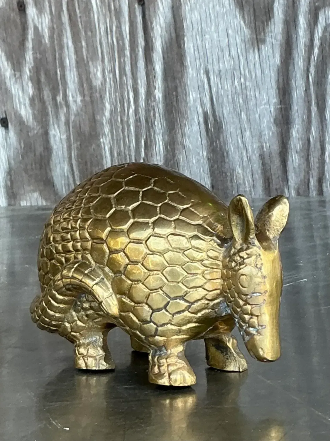 Vintage Boho Brass Armadillo — additional photo 8