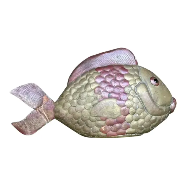 Vintage Boho Brass Fish After Sergio Bustamante — additional photo 1