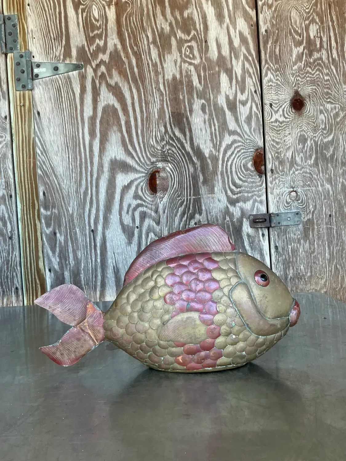 Vintage Boho Brass Fish After Sergio Bustamante — additional photo 3