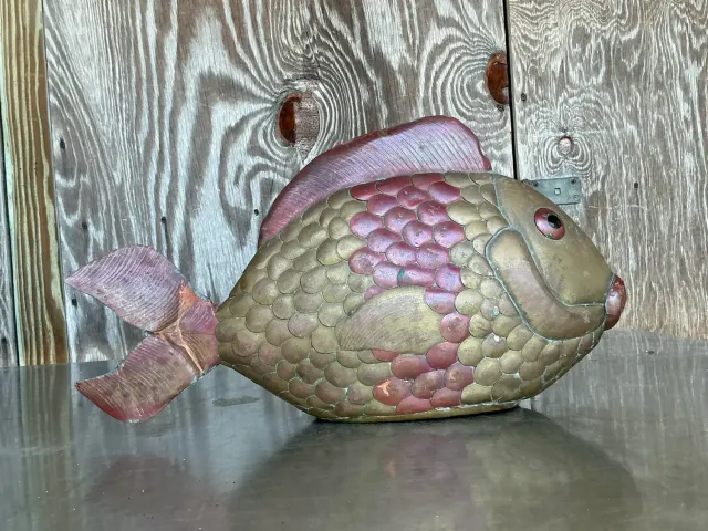 Vintage Boho Brass Fish After Sergio Bustamante — additional photo 8