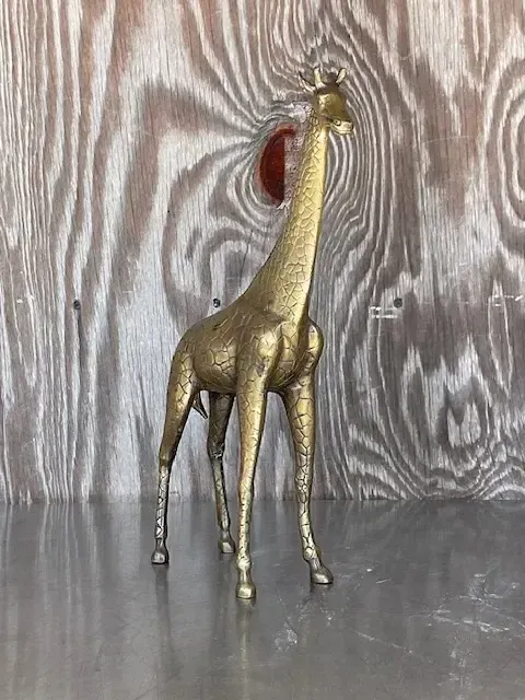 Vintage Boho Brass Giraffe — additional photo 7