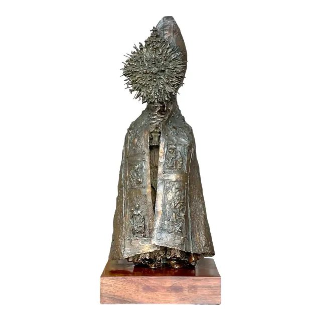 Vintage Boho Bruno Lucchesi Bronze Sculpture — additional photo 1
